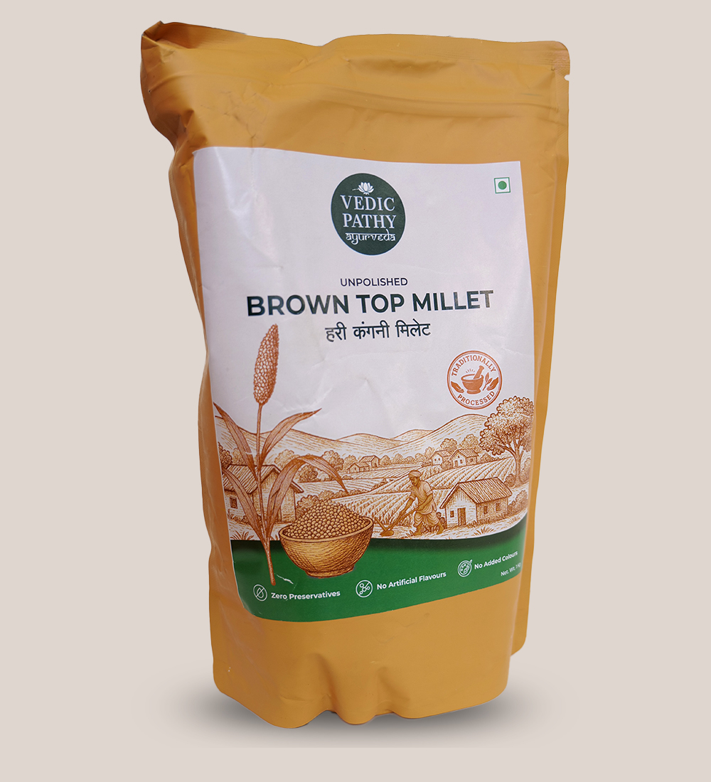 Browntop Millet Whole | Rare Ancient Grain | High Fiber & Detox Support | Gluten-Free